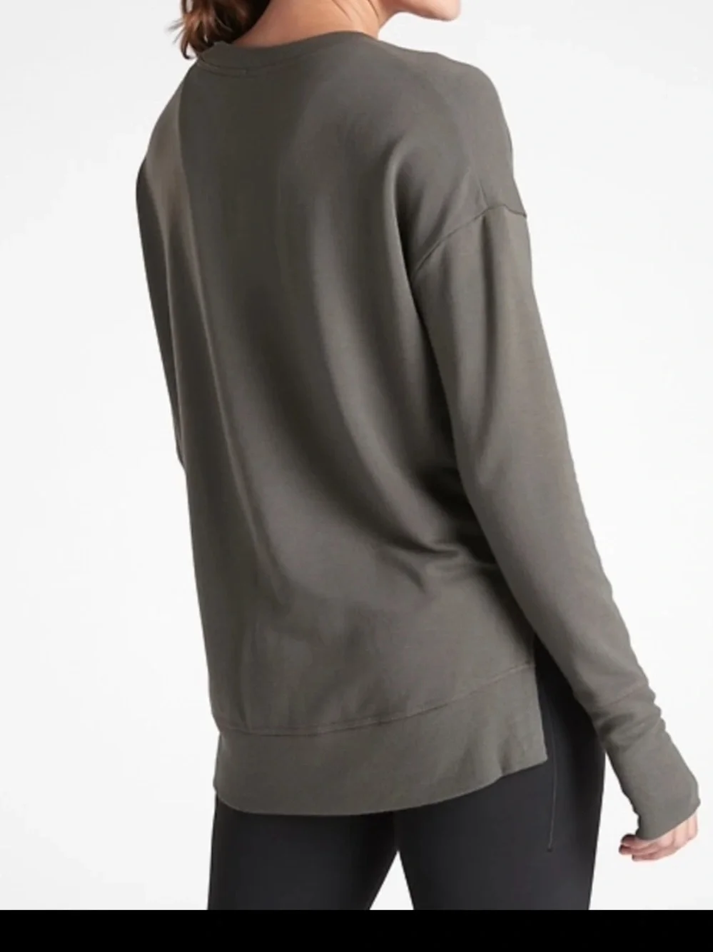 Athleta Luxe Recovery Light Weight Sweatshirt Small - Picture 3 of 10